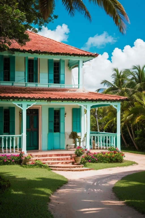 country house、Caribbean