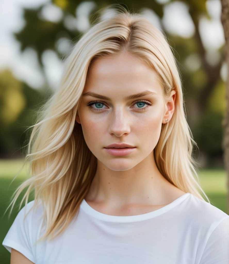 angel, armor gold (masterpiece, best quality, high resolution:1.4), 1girl, angel, skin pores texture, Hair blonde, HD , Photography, movie, cinematic, full Body, Realistic, (8k, RAW photo, best quality, masterpiece:1.2), (realistic, photo-realistic:1.33), best quality, detailed eyes blue, cute,natural lighting, depth of field, film grain, wrinkled skin, sharp, detailed and realistic portrait of a woman ,(freckles:0.5) , outside, wearing a white t shirt, staring at camera, chapped lips, soft natural lighting, portrait photography, magical photography, dramatic lighting, photo realism, ultra-detailed, intimate portrait composition, Leica 50mm,