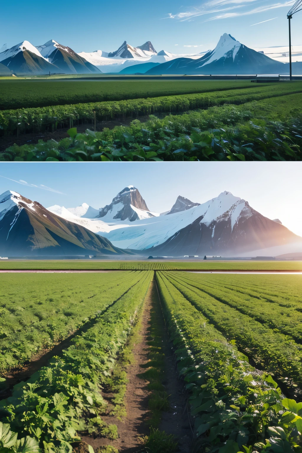The advantage of the greenhouse effect is that it can help crops grow in the early stages,The disadvantage is that it causes glaciers to melt,Sea level rise,Make two pictures about the advantages and disadvantages of the greenhouse effect