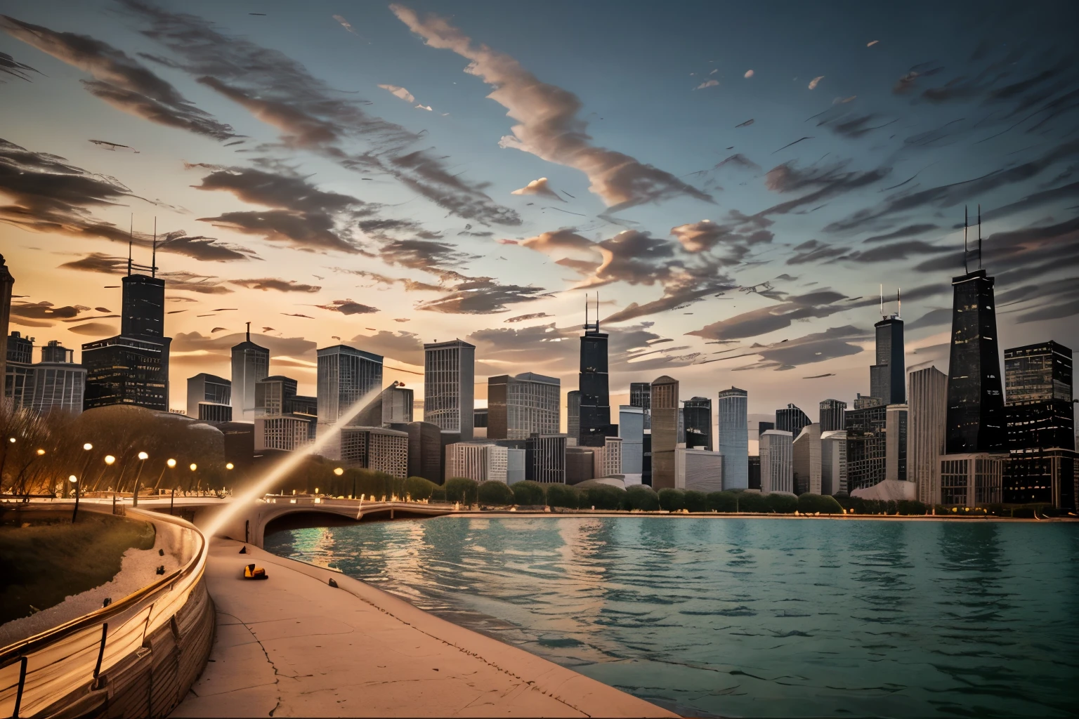 hd chicago skyline