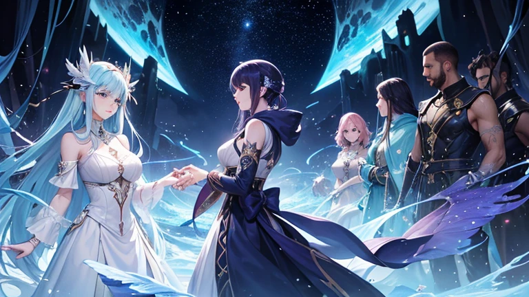 Aria returned to her community before the next metamorphosis. With her heart overflowing with emotion, she gathered the Morpheans and told them about the living nature of Morpheon, encouraging them to appreciate each transformation as part of a larger cosmic story. Before the gathered community, Aria shared the lessons she learned from Syrus, highlighting that Morpheon was not just a planet, but a conscious entity that communicated through constant change.