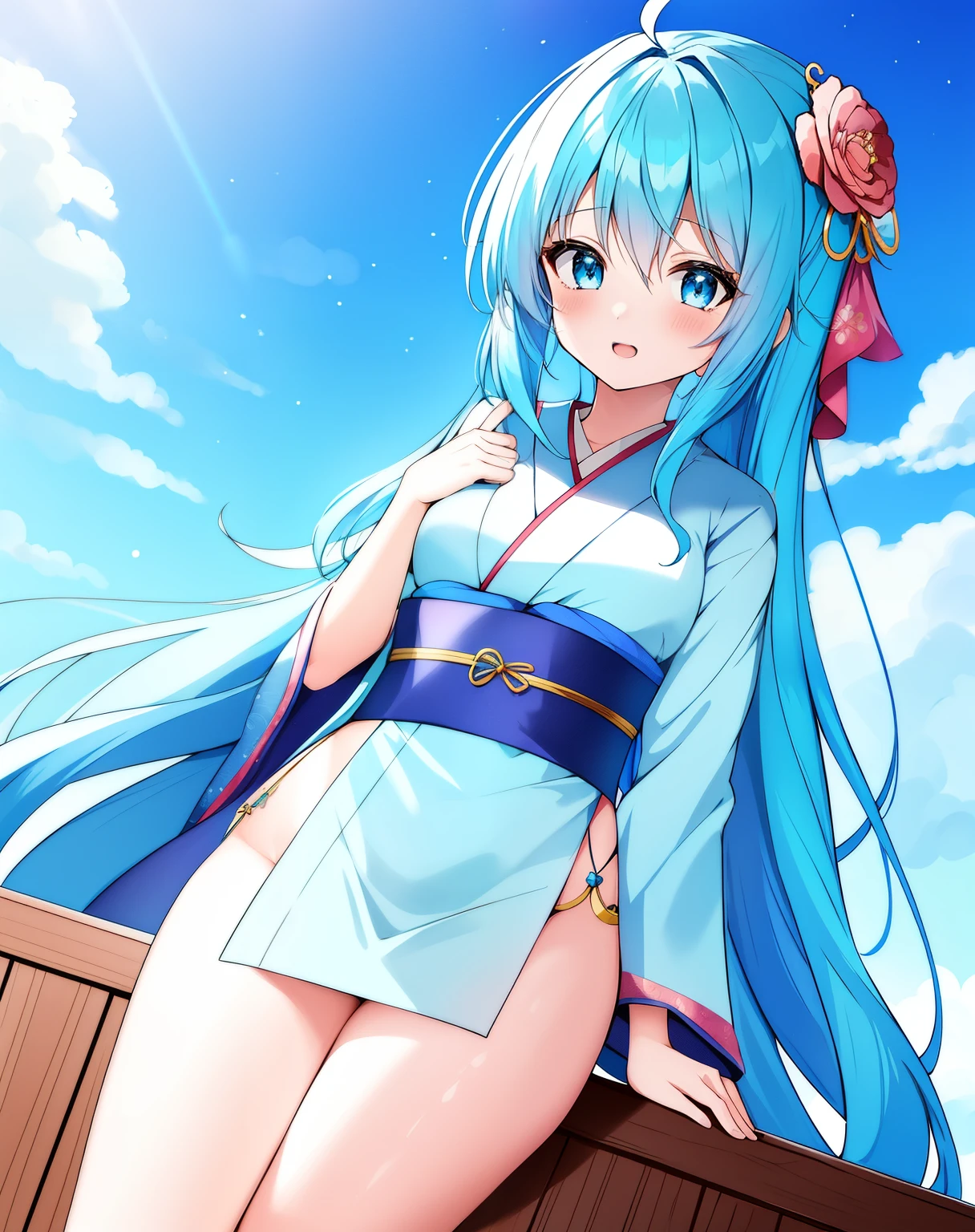Anime girl with blue hair and blue eyes, Best Anime 4K Kona-chan Wallpaper, anime wallpaper 4k, anime wallpaper 4k, Wallpaper Anime Blue Water, anime style 4k, anime art wallpaper 4k, anime art wallpaper 4k, Kantai Collection Style, 4k anime wallpaper,,Anime girl with blue hair and blue eyes wearing a kimono, anime moe art style, mikudayo, , teal hair anime girl, in kimono, in kimono, shirabii, Cute girl anime visual, long hair
