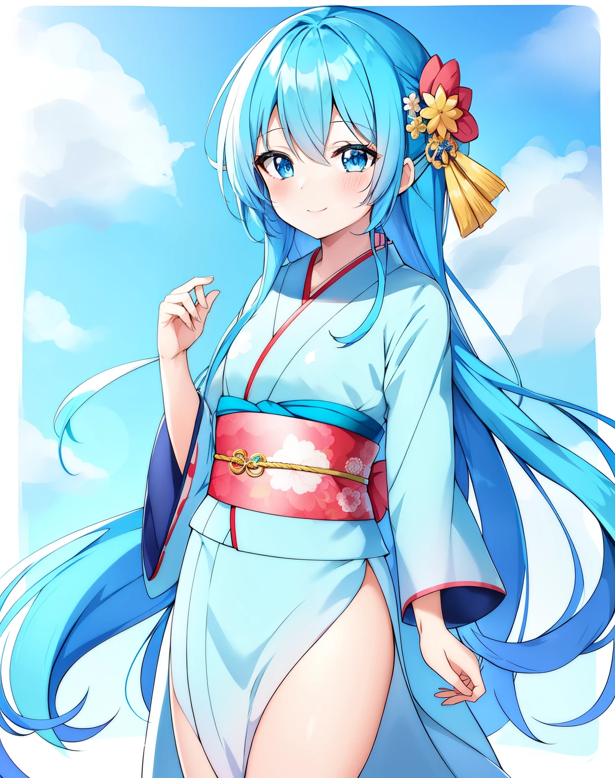 Anime girl with blue hair and blue eyes, Best Anime 4K Kona-chan Wallpaper, anime wallpaper 4k, anime wallpaper 4k, Wallpaper Anime Blue Water, anime style 4k, anime art wallpaper 4k, anime art wallpaper 4k, Kantai Collection Style, 4k anime wallpaper,,Anime girl with blue hair and blue eyes wearing a kimono, anime moe art style, mikudayo, , teal hair anime girl, in kimono, in kimono, shirabii, Cute girl anime visual, long hair