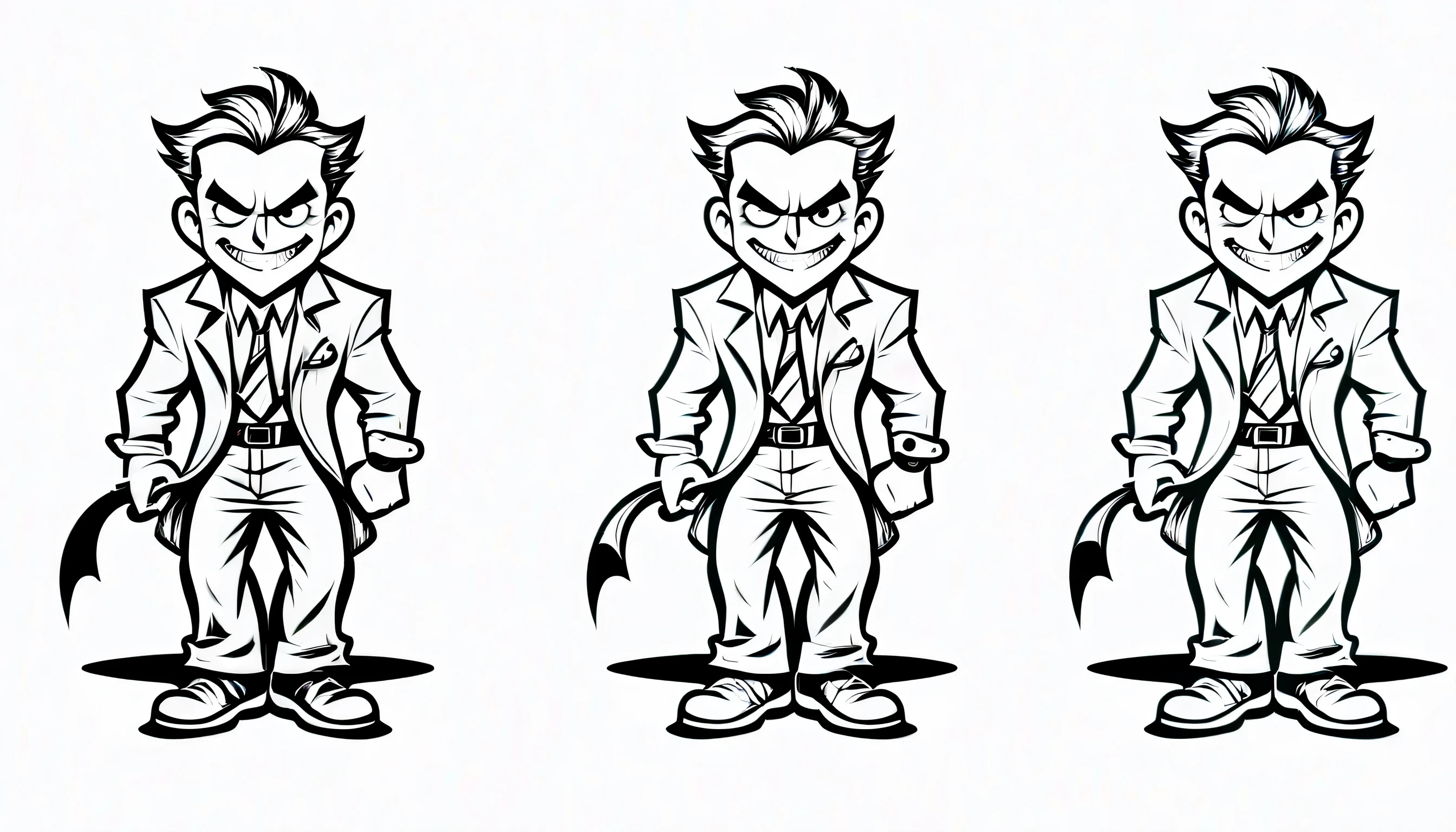 tex comics style,a full body dirt mad face guy drawing in comics studio table with evil smile,ludic style comics,lineart style,coloring book style,black and white, 1-bit color,vector quality,high quality,high vector quality,perfect vector lineart,perfect lineart,perfect quality,high contrast,sharpen lineart,sharp lines,sharpness,unsharpen details,perfect vector lineart,vector sharpness lines, sticker, 2d cute, fantasy, dreamy, vector illustration, 2d flat, centered, by Tim Burton, professional, sleek, modern, minimalist, graphic, line art, vector graphics,,BLACK AND WHITE 1-BIT COLOR LINEART,(((full body))),(((BLEED MARGIN))),(((FULL BODY))),(((WHITE BACKGROUND))),(((NO BACKGROUND SCENE DRAW)))