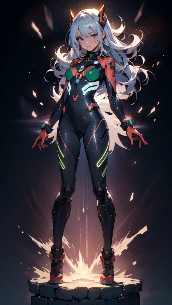 (((full body photo)))  (((Young Woman))), ((Best Quality)), ((masutepiece)), (Detailed: 1.4), (Absurd), 35-year-old adult woman with Simon Bisley-style micro thong, Genesis evangelion neon style clothing, 2-piece clothing, Long silver hair, arm tatoo, cybernetic hands, pastel, Centered, scale to fit the dimensions, nffsw (High dynamic range),Ray tracing,NVIDIA RTX,Hyper-Resolution,Unreal 5,Subsurface Dispersion,  PBR Texture, Post-processing, Anisotropy Filtering, depth of fields, Maximum clarity and sharpness, Multilayer textures, Albedo and specular maps, Surface Shading, accurate simulation of light and material interactions, Perfect proportions, Octane Render, Two-tone lighting, Wide aperture, Low ISO, White Balance, thirds rule, 8K Raw, Crysisnanosuit,loraeyes,nijistyle,pantyhose,Blue eyes