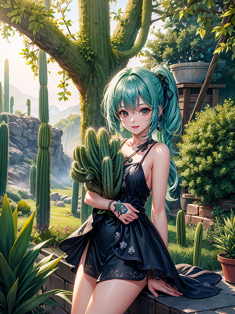 Goes with hair, piercing, tattoo, godo_punk, one girl, solo, best quality, photographer, super high quality illustration, attractive anime girl, (mini dress: 1.4), Hatsune Miku, thin hair, high hair, (red and green hair: 1.4), girl, girl photo, thin waist, full hair toma, detailed beautiful eyes: 1.4, conversion, piercing, goes with hair, jewelry, Hatsune Miku, black clothes, high exposure, (cemetery: 1.4), real motor: 1.4, UHD, best quality: 1.4, photographer: 1.4, face texture: 1.4, work maestra: 1.8, (details: 1.4),