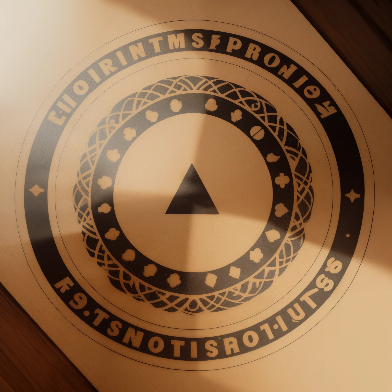 The logo (consistent) is a circular design, featuring a round emblem encircled by the ancient Indonesian phrase "Konspirasi Sistem Sepuluh" (Conspiracy of the Ten System). Inside this circle lies a triangular symbol, reminiscent of historical insignia, to evoke a sense of antiquity and depth. Richly hued colors, inspired by historical motifs, adorn both the circular slogan and the triangle, imbuing the logo with an air of history and intrigue.
