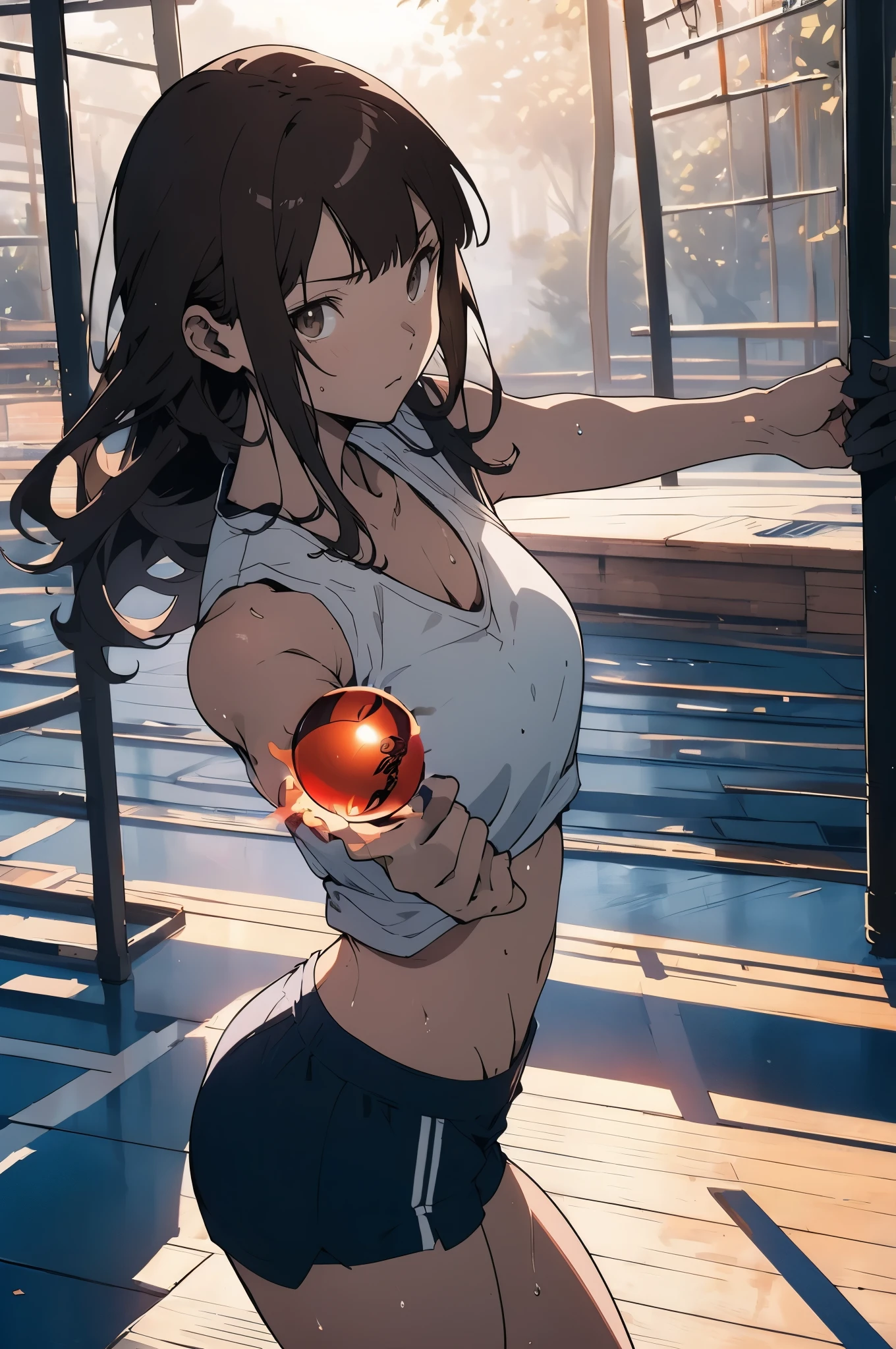 (((red flame ball))),