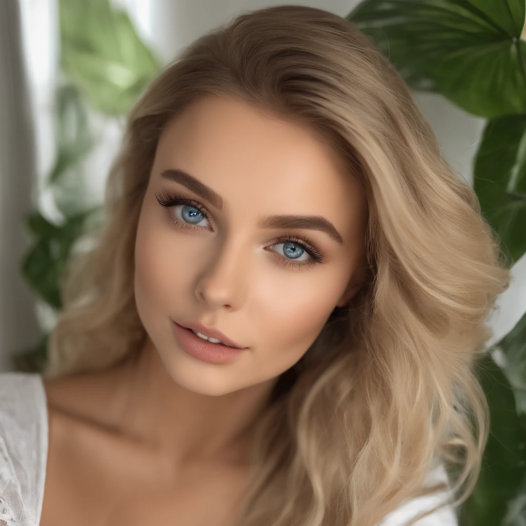 arafed frau voll , Sexy girl with blue eyes, Ultrarealistisch, Akribisch detailliert, Portrait of Sophie Mudd, blonde hair and big eyes, Selfie of a age girl, Schlafzimmer Augen, Olivia Dunne, ohne Makeup, natural makeup, direkt in die Kamera schauen, Gesicht mit Artgram, dezentes Make-up, breathtaking full body shot, Im Badezimmer, small bust;