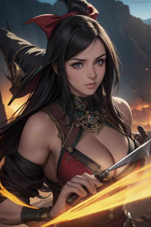 (alta qualidade: 1.3), Cinematic Shot, master part, (sharp focus: 1.5), (fotorrealista: 1.3), (pele altamente detalhada), (Rosto detalhado), Steampunk