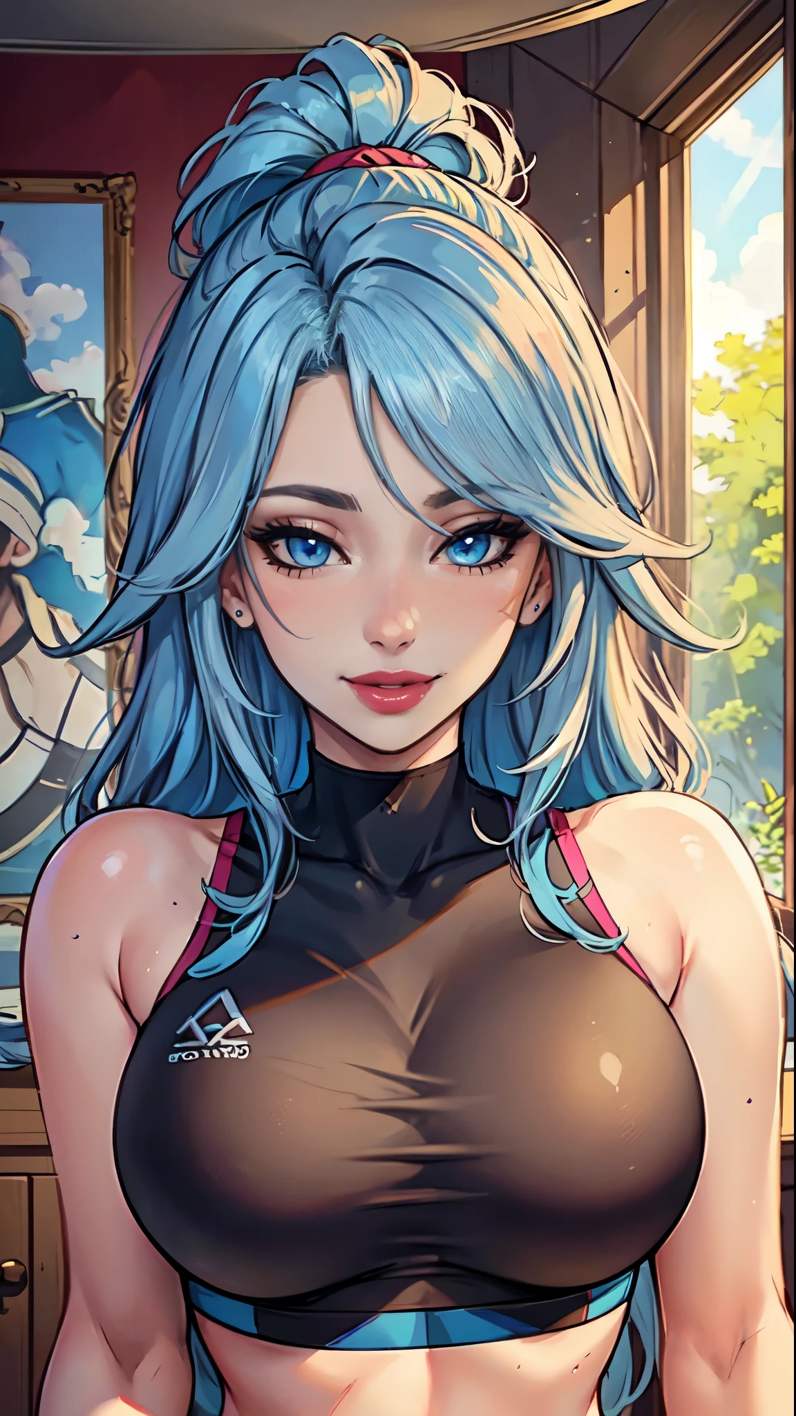 (masterpiece) (best quality) (detailed) (8k) (sharp focus), 1 adult female, calm smile, Asian