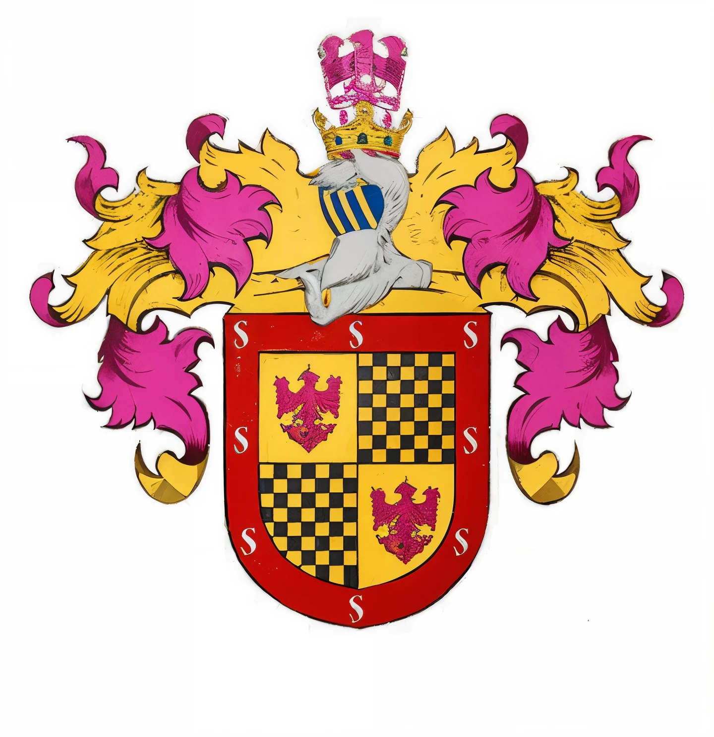 Coat of arms of the Sampaio family, Cinematic quality,hdr