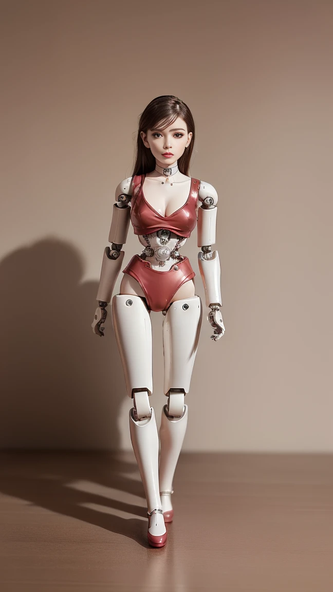 (Photorealsitic:1.4)、one robot woman、(top-quality)、(hyperdetailed face)、(Super well-formed face)、(Robot Parts)、(Female-Robot)、(25 years-old)、(Blue)、(pink there)、(Burgundy)、(metallic)、(full-body)、(sexy pose)、(Slender body)、(Model body type)、(full body mech)、(mechanical exposure)、(Akihabara)、(is looking at the camera)、(A dark-haired)、(Well-proportioned lady)、(a small face)、(a small head)、(well-groomed fingers)、(Idol)、(front facing)、(Standing with legs open)、(Photo session)、(Looks sad)、(perfect-female-robot)、(perfect-mechanical-body)