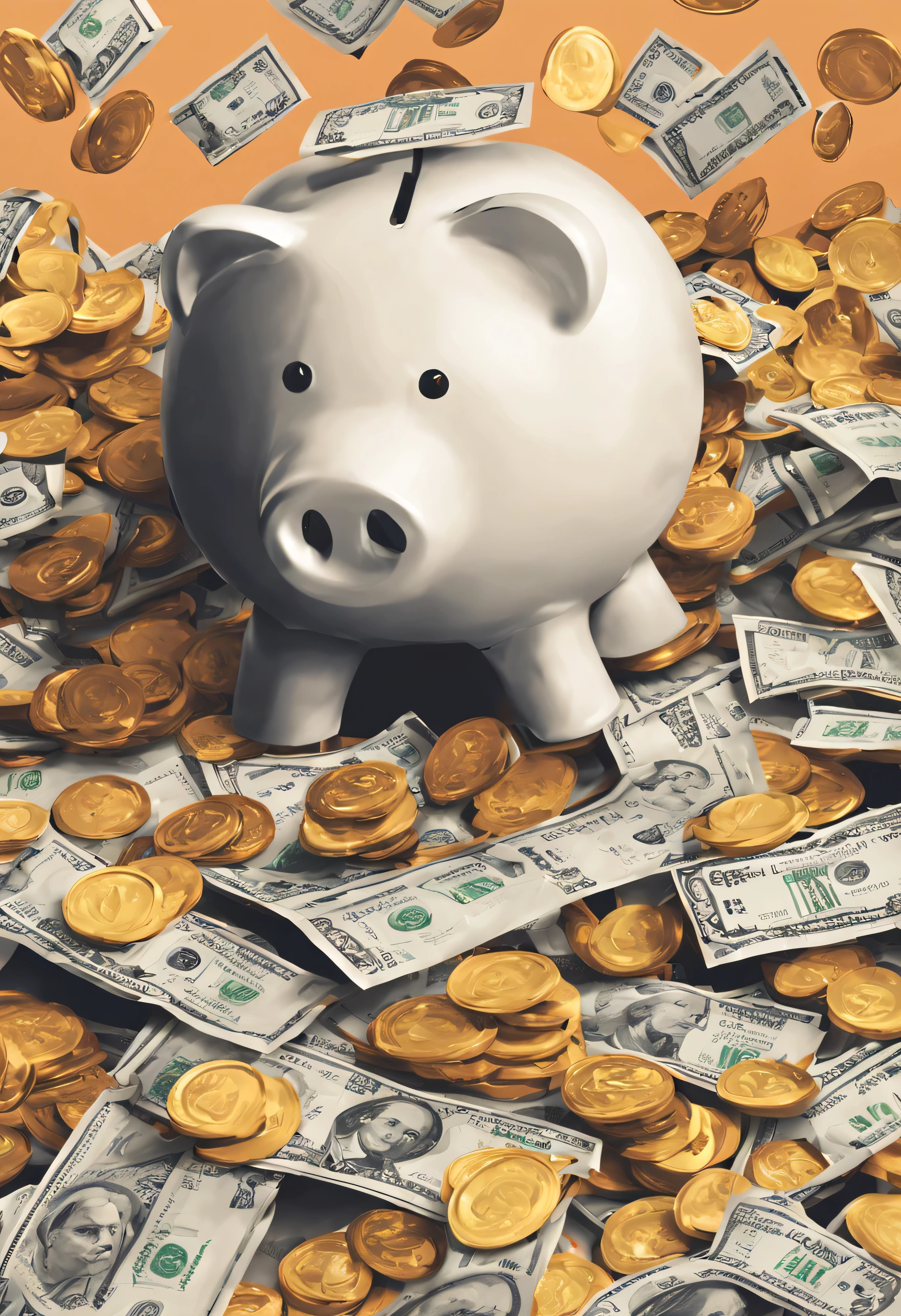 An illustration,savings,Snazzy,finance,image