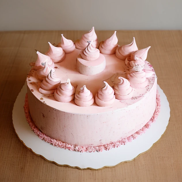 Vanilla Pink Velvet Cake Cheesecake on Poop 