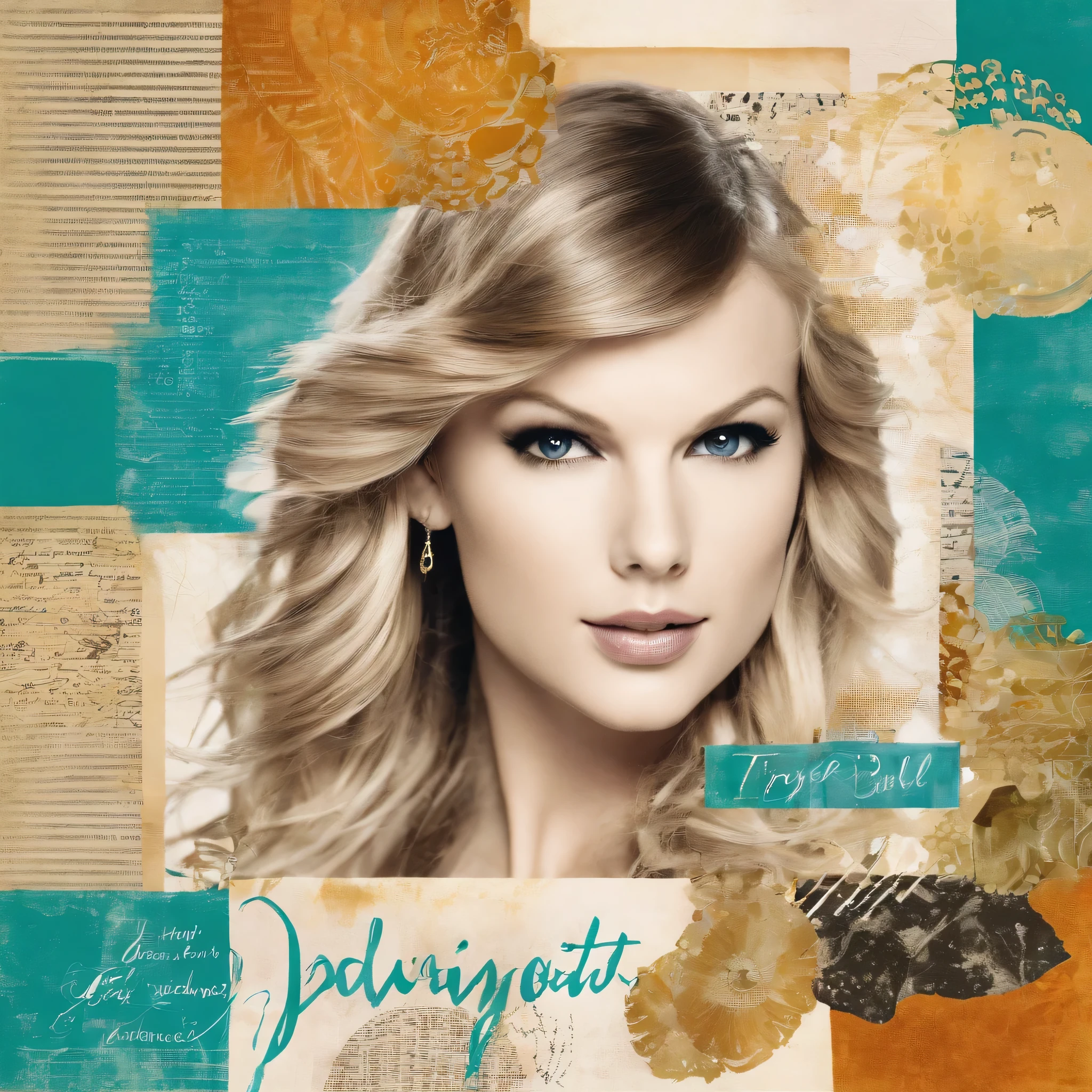 Beautiful girl ,taylor swift, old photo, large image, dynamic mid-shot party ball, songs (highres, best quality:1.2), radiance, soft contours, details