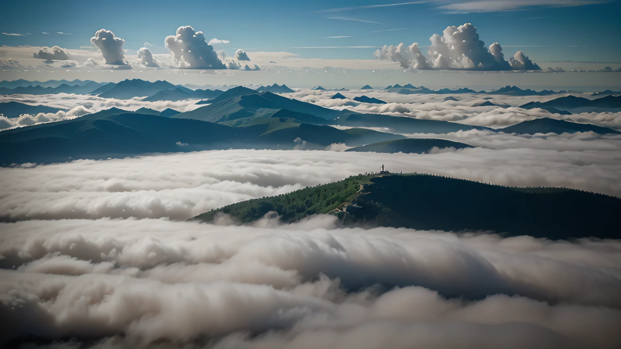 sea of clouds