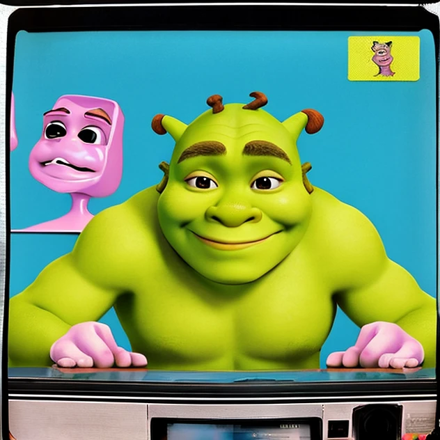 Shrek join the Saved By the Bell, 80' Style, 80' Polaroid TV Series