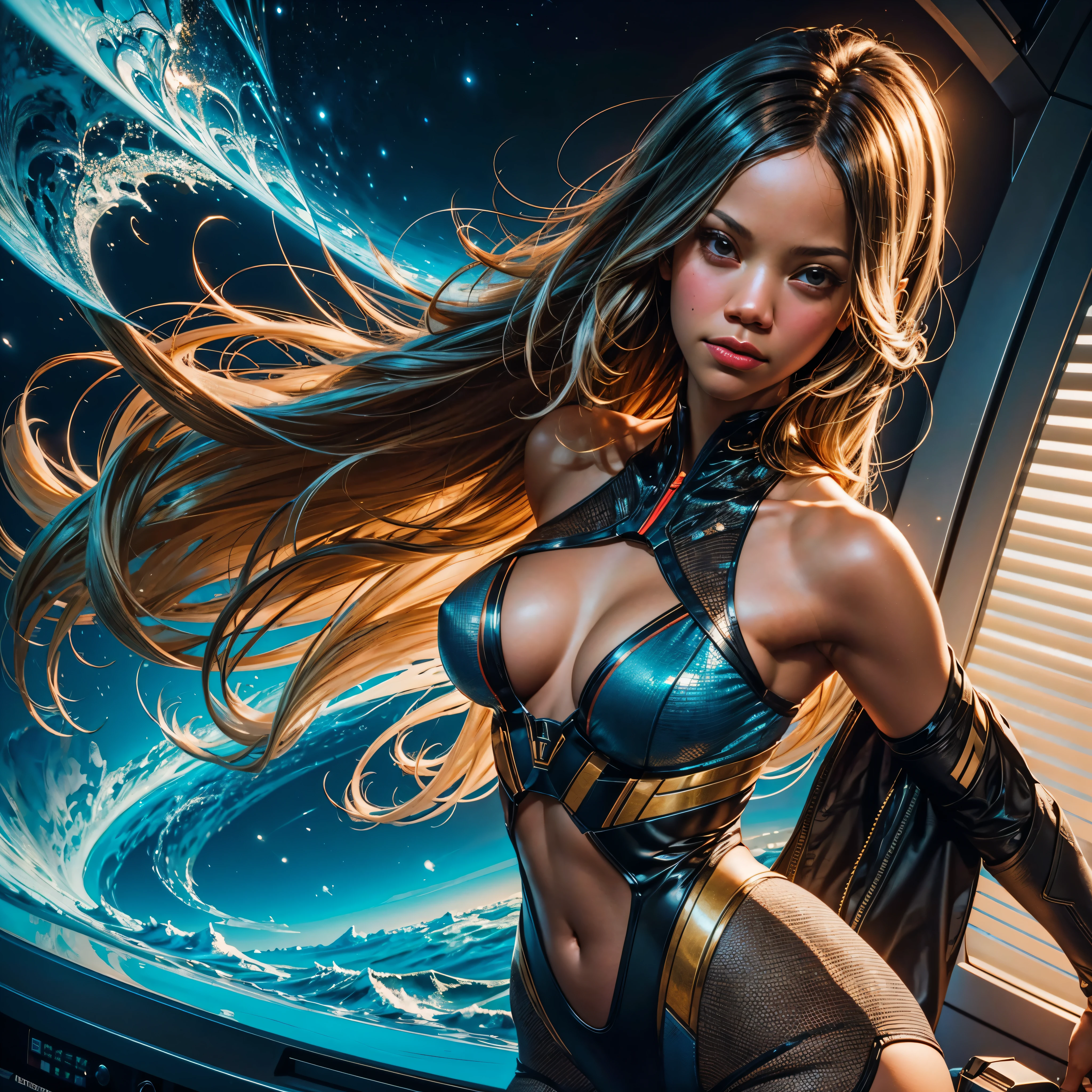 ((Zoe Saldana guckt neugierig)), ((she has round breasts)), ((Startrek)), (ds9st uniform), ((Uniform-Hose)), ((white tank top)), (sie steht in ihrer Kabine auf der Enterprise), "Suit Startrek Outfits" , (kleiner Kopf), ((detailliertes Gesicht)), Weiches filmisches Licht, ((((Kino-Look)))), (fotorealistisch), (Raytracing), (scharfer Fokus), ((natural realistic skin texture)), detailliertes Gesicht, detaillierte Lippen, detaillierte Augen, doppeltes Augenlid unrealengine5 ultra Cinamatic_Sunlight ultra_high-def Masterpiece deep path equirectangular ultra_high-res meticulously intricate analogique ultra_photo-realistic ultra_high-quality ultra_high-details optimal accurate cgi vfx sfx reflex 3dcg max radiant vivid color-coded extreme improved Octane_rendered UHD XT3 DSLR HDR romm rgb pbr 3dcg fxaa blay fkaa txaa rtx ssao enhanced ultra_sharpness Will-o'-the-wisp iota symmetrical reflection global illumination saturate luminescence volumetric lightning contrast incandescent Crystalline Sundrop varied multi etc. zentangle tangle mandala entangle --v 6 --s 1000 --c 20 --q 20 --chaos 100