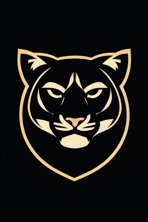 Make a logo with a panther mascot symbol png image