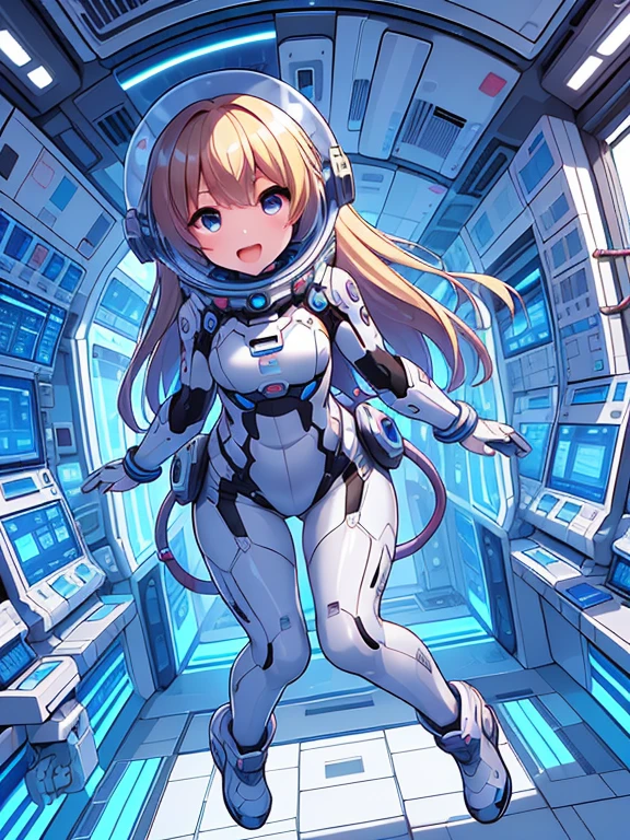 beautiful feet, trickle, white background, The art work is, Includes lots of vibrant colors and blurry surreal details, Scattered beneath the surface, Highly detailed focus, realistic, Humanity, (best quality), slave collar, and the tongue sticks out, scream, sweat legs, royal sister, Ripe body, 4K, White, plump and delicate body, plump ass，cute女の子のダイナミックなポーズ, She wears a form-fitting, Immediately grab attention, Shimmers in different neon colors when exposed to light, It is a small LED light that flashes to an invisible beat, そして遊び心のあるlaughterが彼女の唇を飾ります, With background: Hype Color – Neon Pink, and deep yellow, Create an energetic vortex, White lightning streaks zigzagging across the background, 最high quality、best image quality、masterpiece、woman((18-year-old、cute、blonde、long hair、Black Robot Armor、Luminescent chest parts、Gold Arm、big bust、Bust 95、wide open chest、Slender、laughter、cyber eyes、Show the whole body、beam effect))、high quality、Depth of bounds written、((Inside the spaceship)), (Outside the window, space, Earth from space, spaceport)、With background((Cyberworld))、depth((Computer mass))