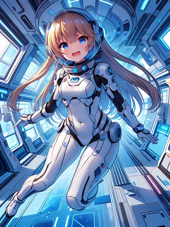 beautiful feet, trickle, white background, The art work is, Includes lots of vibrant colors and blurry surreal details, Scattered beneath the surface, Highly detailed focus, realistic, Humanity, (best quality), slave collar, and the tongue sticks out, scream, sweat legs, royal sister, Ripe body, 4K, White, plump and delicate body, plump ass,cute女の子のダイナミックなポーズ, She wears a form-fitting, Immediately grab attention, Shimmers in different neon colors when exposed to light, It is a small LED light that flashes to an invisible beat, そして遊び心のあるlaughterが彼女の唇を飾ります, With background: Hype Color – Neon Pink, and deep yellow, Create an energetic vortex, White lightning streaks zigzagging across the background, 最high quality、best image quality、masterpiece、woman((18-year-old、cute、blonde、long hair、Black Robot Armor、Luminescent chest parts、Gold Arm、big bust、Bust 95、wide open chest、Slender、laughter、cyber eyes、Show the whole body、beam effect))、high quality、Depth of bounds written、((Inside the spaceship)), (Outside the window, space, Earth from space, spaceport)、With background((Cyberworld))、depth((Computer mass))