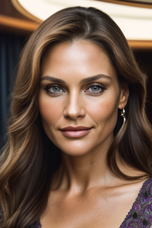 (wide angle shot, editorial photograph of a 40 year old gorgeous super model woman and 45 year old man), (highly detailed face:1.4) (smile:0.7) (background luxury super yacht, moody, private study:1.3) POV, by lee jeffries, nikon d850, film stock photograph ,4 kodak portra 400 ,camera f1.6 lens ,rich colors ,hyper realistic ,lifelike texture, dramatic lighting , cinestill 800, (highly detailed face:1.4) (smile:0.7),perfect eyes, perfect iris, perfect lips, perfect teeth, perfect skin, soft front light, glow, HDR