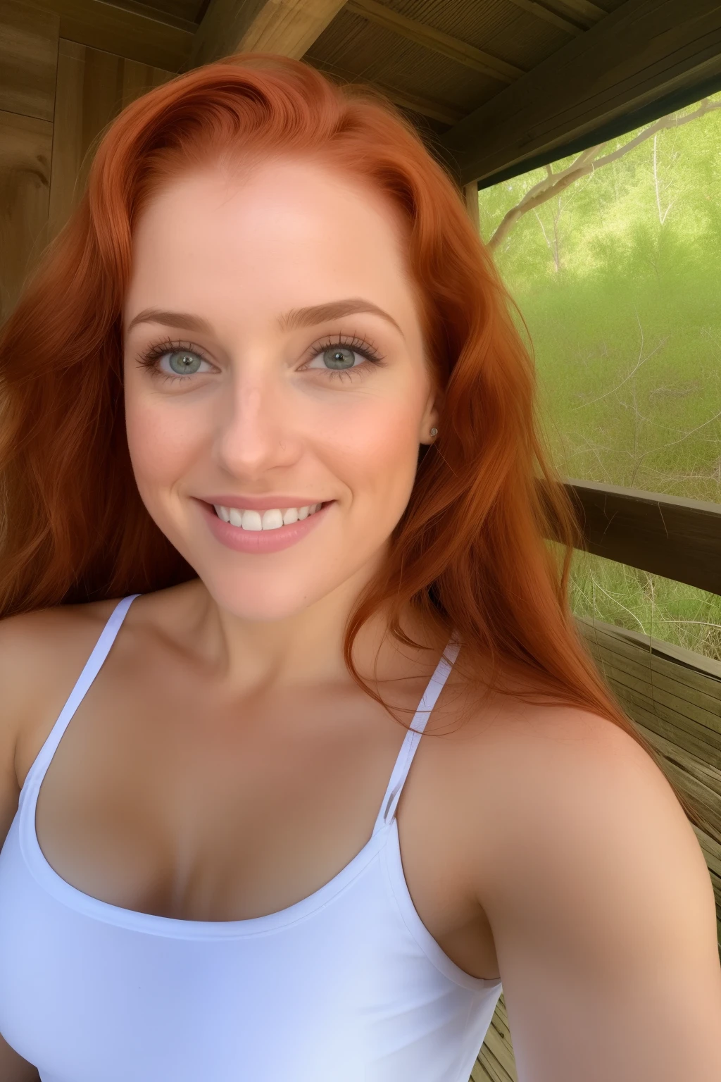 Madelaine Petsch milf, Regarder le spectateur (Tout de suite, messy, with hair tied back, natural lighting, Epic Milf Character Composition,Outdoors forest, on knees, (view from above), Street clothes , facing viewer, sourire, seductive smile, bouche ouverte, langue, Langue sortie, gouttes de liquide sur le visage, peau, poitrine (8k, Photo brute, Highest quality),(epic realistic:1.5), posture dynamique,erotic face (detailled eyes:0.8), (Highest quality), (meilleure ombre),Intricate details,cinematic,((peau:1.4)),interior (Hdr:1.5),Detailed, (glowing lighting: 0.7), Masterpiece, Photo RAW portrait en pied, Des yeux captivants, Bright details, Tight lips, (High Skin Detail), (teinte: 0.25), (vente: 0.66), Key lighting, (backlight: 0.4), Profondeur de champ moyenne, Canon 5d, Objectif 50mm, f/4 ouvertures, (Ultra-detailed, Complex detail), mise au point nette, 4K, Absurde, Grain de film 8mm,flirting with camera