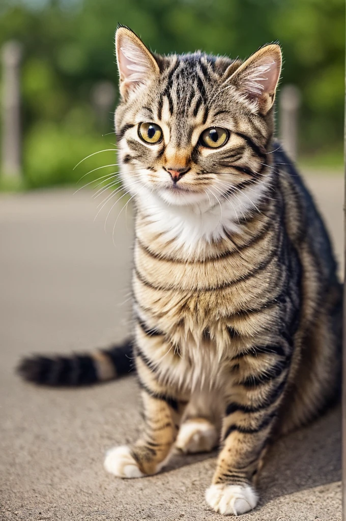 cat,lihuacat,looking at viewer,masterpiece, full body, babylihua,kitty,standing,grey eyes,sitting, tail,black_eyes ,castle, outdoors, masterpiece, best quality, landscape, cityscape, whitelihua,baishoutao,bailingzi,playing,(slit pupils:1.5)