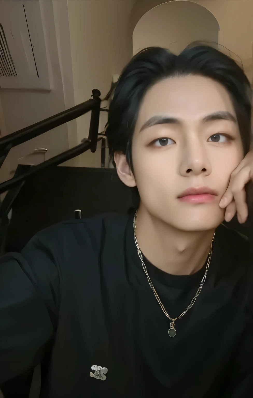 Taehyung from BTS face, ultrarrealista, hd, 8k