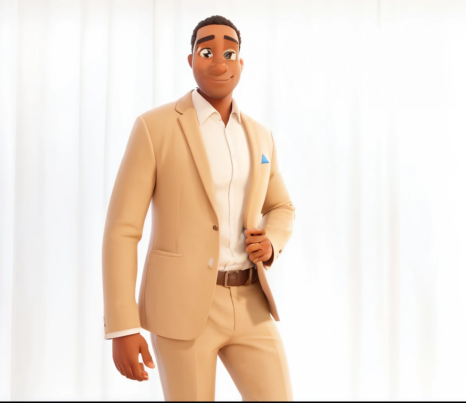 um homem negro estilo pixar , Google My Business specialist , magic wand that will boost your online visibility, alta qualidade ,melhor qualidade
