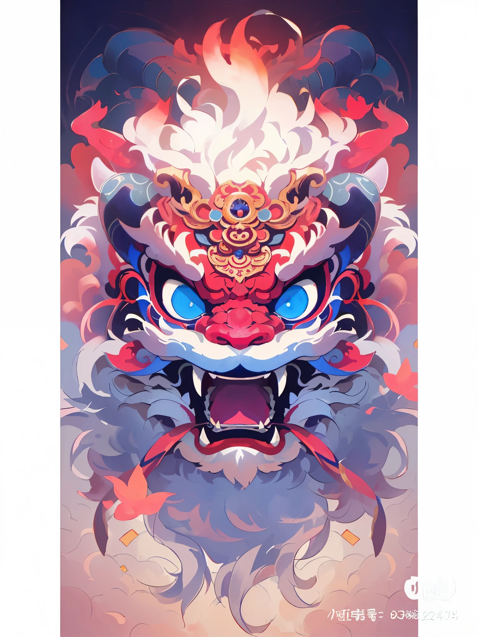 Red and blue dragon close-up, author：Ye Ruian, Just a joke, onmyoji detailed art, majestic japanese dragon, Japan Art Style, onmyoji portrait, Deng Sachin, RHAD!! portrait of akuma, jc leyendecker and Deng Sachin, chinesedragon concept art, chinesedragon, digitial painting | iintricate