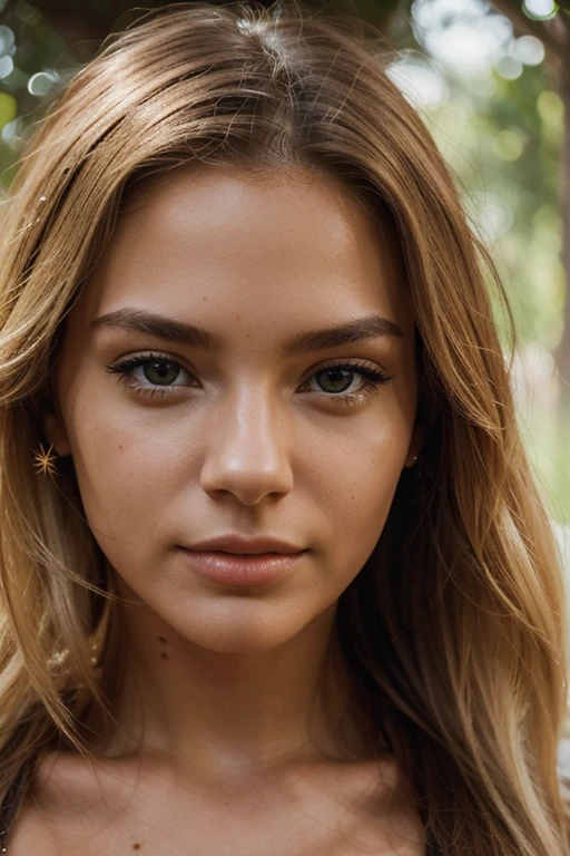 masterpiece, ultra realistic, proto profesional. Create an ultra-realistic image, in the highest resolution possible, of a beautiful 20-year-old girl with blonde hair. The image must have extremely sharp skin details, making it look like a real photograph. The eyes should be perfect, with a natural shine; eyelashes detailed and well-defined; eyebrows symmetrical and well-shaped; lips perfectly shaped and of a natural tone; and a nose proportional and without imperfections. The facial features should be well-marked and defined.