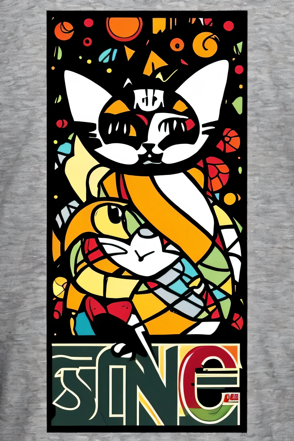 1 strange cat character、strange cat、art