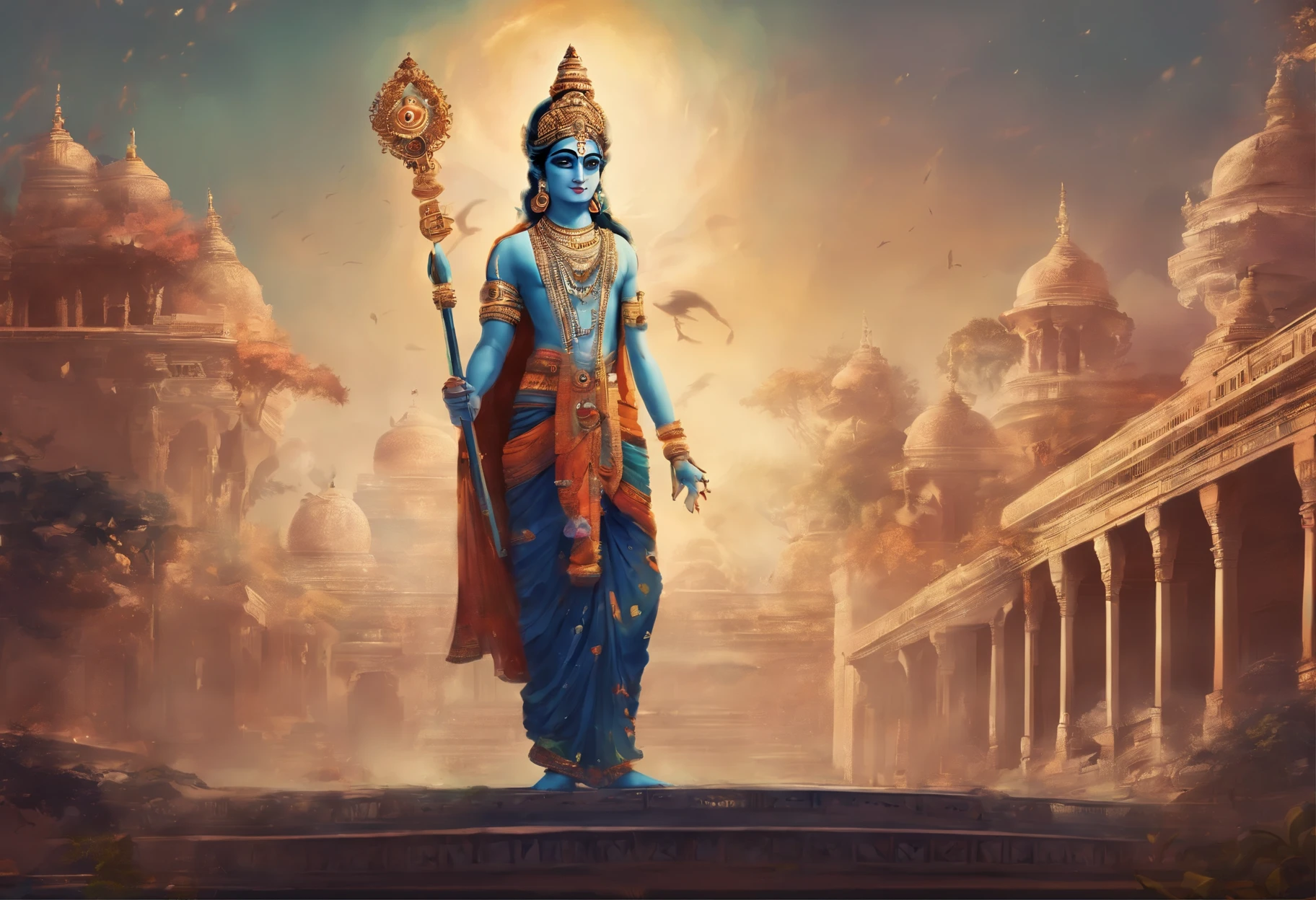 Lord Krishna in Vrindavan