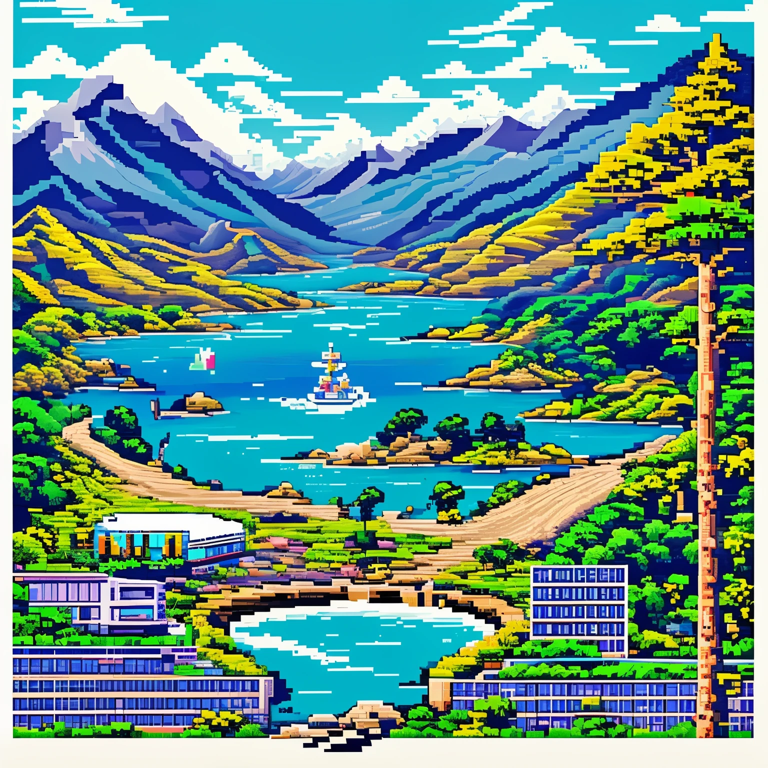Pixel art, vaporwave aesthetics, artwork, a collection of heritage that was popular in the past but no longer exists, beta video tapes, cassette metal tapes, word processors, personal computers, Famicom, etc. Uneven, uneven, unnatural, past and present