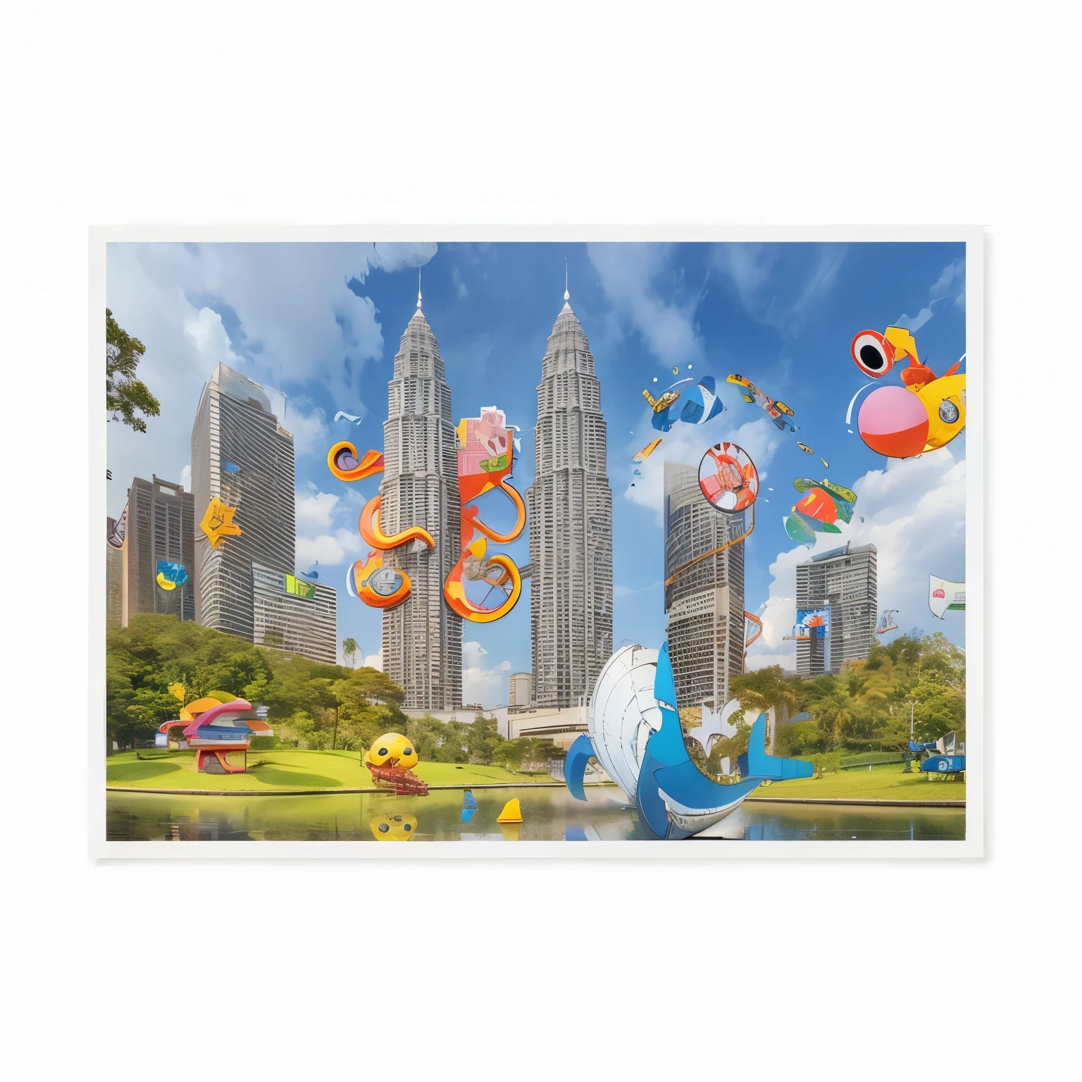 Malaysia Petronas Towers High Vision Panorama