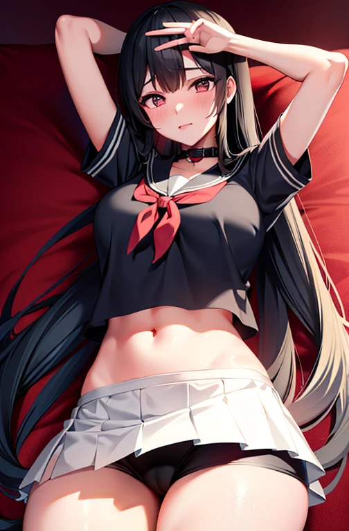 high school girl, big, long black hair untied, long black hair, twisted eyes, long eyelashes, good style and cute big, I rolled up my white underwear and skirt., Sexy pose showing underwear shorts, big, thighs, anime style, beautiful anime , 超現実的なhigh school girl, 超現実的なhigh school girl, seductive anime girl, リアルなhigh school girl, big emphasized, naughty anime style, naughty thighs, naughty thighs, Smooth anime CG art, 超現実的なhigh school girl, seductive anime girl, リアルなhigh school girl, Smooth anime CG art, anime girl, beautiful anime , beautiful anime girl, Beautiful charming anime age girl, naughty anime style, Photorealistic anime girl rendering, two areolas