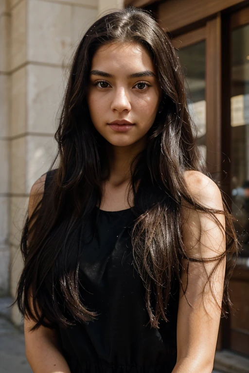 Meet a 20-year-old girl with a captivating presence. Her sleek, black long hair cascades down her shoulders, framing a face adorned with average brown eyes that hold stories waiting to be discovered. Delve into a day in her life, exploring the ordinary and extraordinary moments that shape her unique journey. Uncover the subtle details that make her an intriguing character in the tapestry of her own experiences.