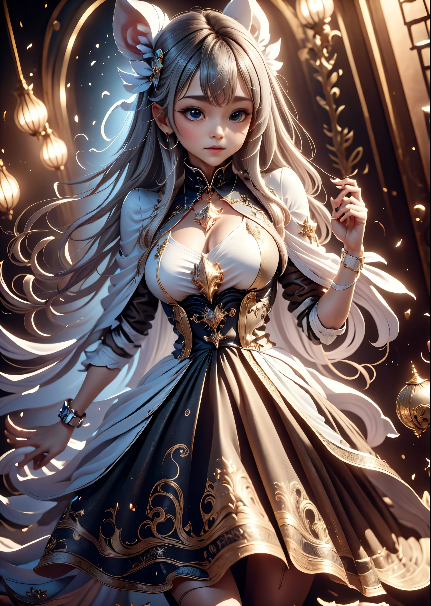 Creation scene, An adorable hamster dies and goes to heaven, Hands together,There is a halo on the top of the head. It has an incredible pair of archangel wings, Create epic masterpieces. The image quality is the highest, evoke deep emotions in anyone who sees it.