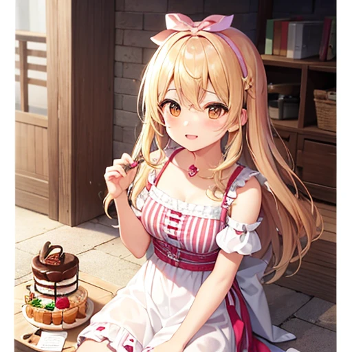 Chica fresa chocolate 
