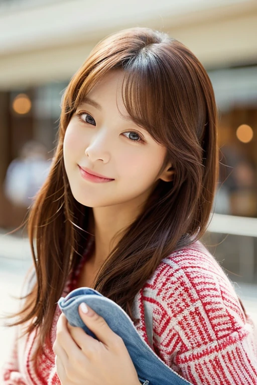 career woman,Beauty,make,Cosmetics Advertising,Idol,model,cute,,indoor,medium hair,droopy eyes,fluffy,refreshing,Korean,Red,Minato-ku