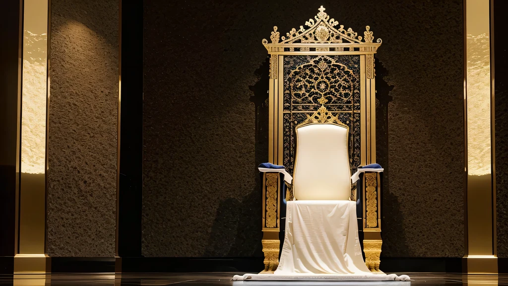 An abstract throne representing magnanimity, showcasing the nobility of generous actions.