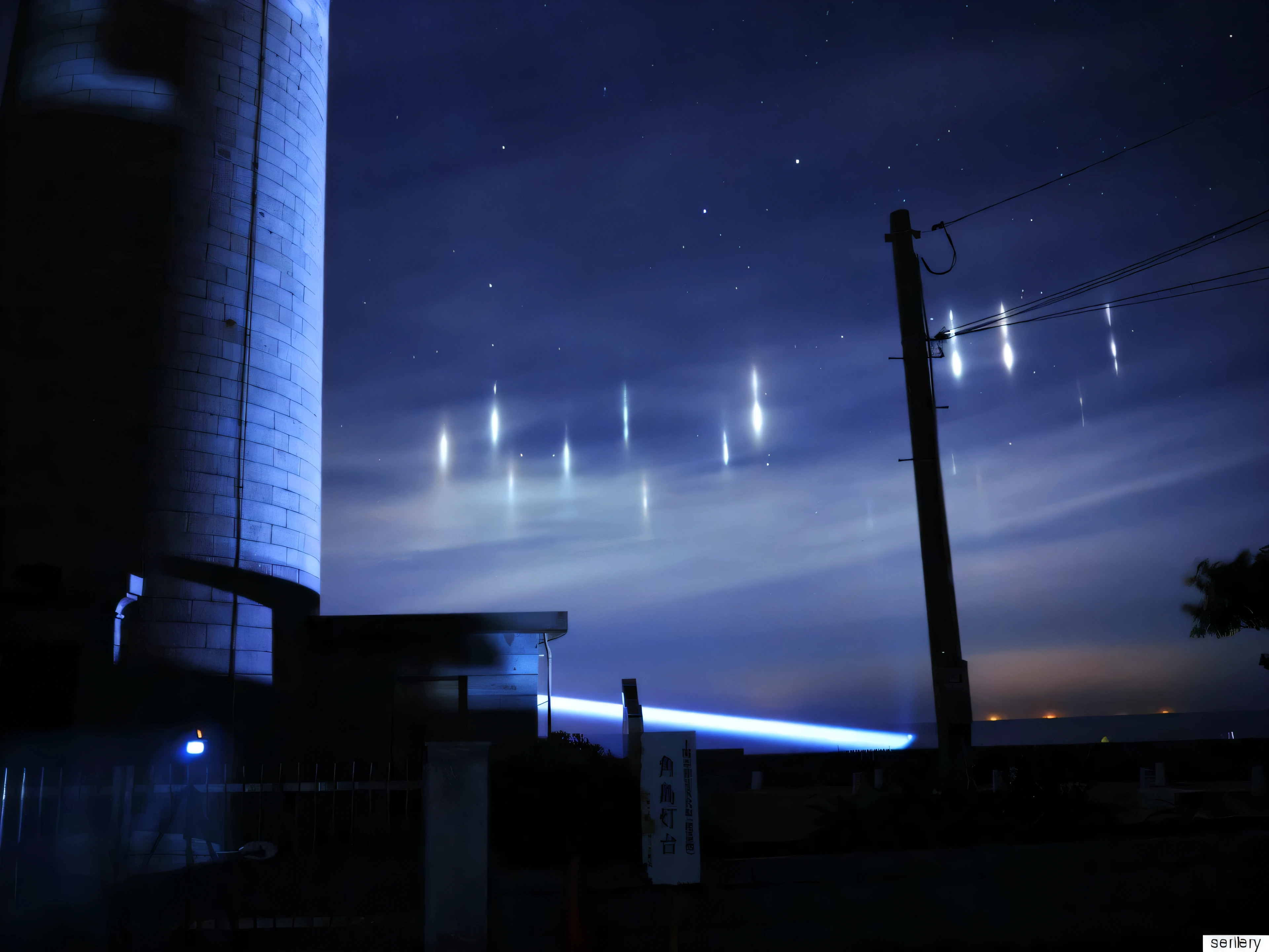 Please change the filled areas to the night sky.,