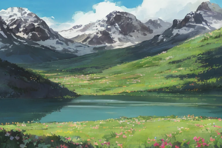 in the style of scenery