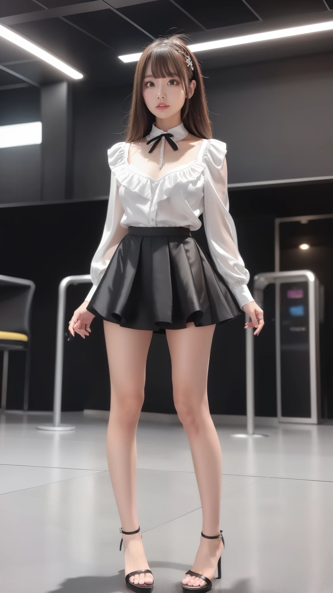 largeeyes,Chu Chu's pitiful expression,Moist eyes,8K,ultraclear,JK,校服,Very short pleated skirt,Japanese manga style,Pure white lace translucent dress,Moist clothes,BB white stockings reflective,Hair without ribbons,Light blue feet naked lace-up heels,Underwear moist strengthened,White stockings reflex reinforcement,Lewd expression,Show off lace panties,long whitr hair,The mouth is slightly open,Gloss on lips,Shorter skirts,Skin sweat,White stockings were strangled,Thighs are plump,Bigchest、The skirt lifted,Thigh lace,largeeyes,Tears,The kinky is exposed,Leakage,Pubic hair shows through,clothes see-through,soaking wet,pearls necklace,Lace pleated skirt,The skirt is soaked,White lace panties are exposed