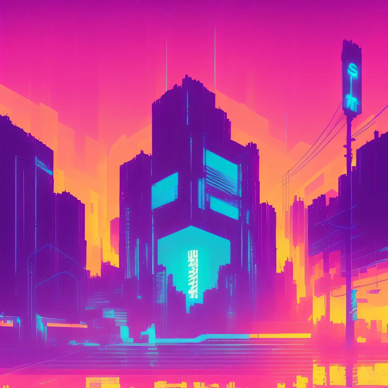 SNTHWVE Style, steam wave, The video that killed the radio star, nbing punk, ashley wood style