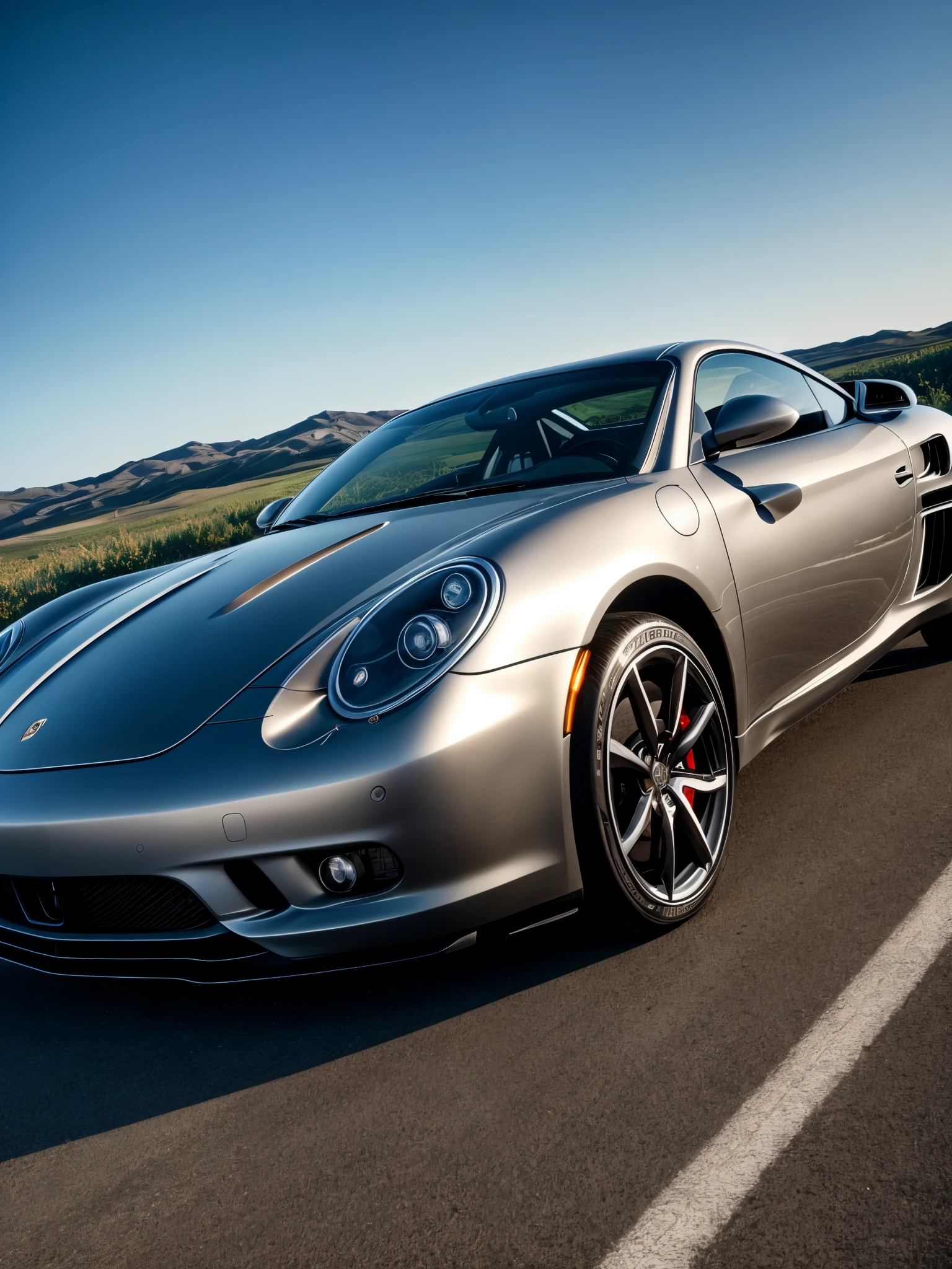 MASTERPIECE, BEST PICTURE QUALITY, HIGH RESOLUTION, 8K, REALISTIC PHOTO, CAR COMMERCIAL PHOTOGRAPHY, PORCHE, SHOT ON HASSELBLAD CAMERA, MEDIUM FORMAT, PROFESSIONAL LIGHTING, BRIGHT LIGHTING, DRAMATIC LIGHTING, MOBILITY BRAND COMMERCIAL PHOTOGRAPHY, LIGHT FLOW, NEO GLOW, LONG EXPLORE, WIDE ANGLE
