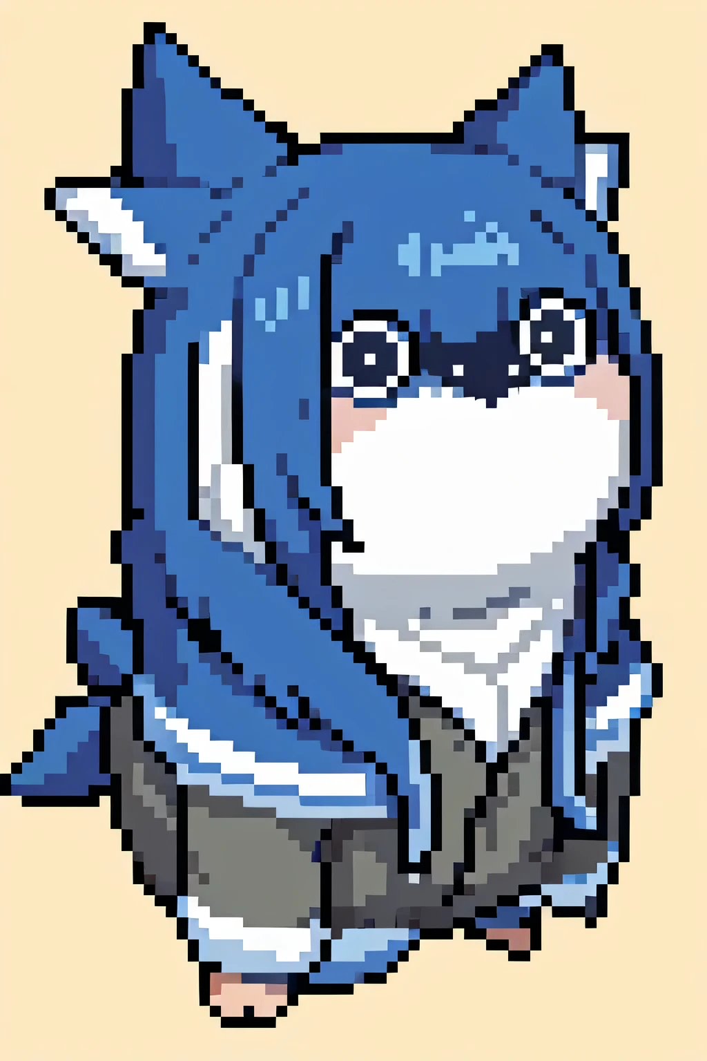 anime style、Sakabambaspis、fish、no background、1 fish、cute、smile