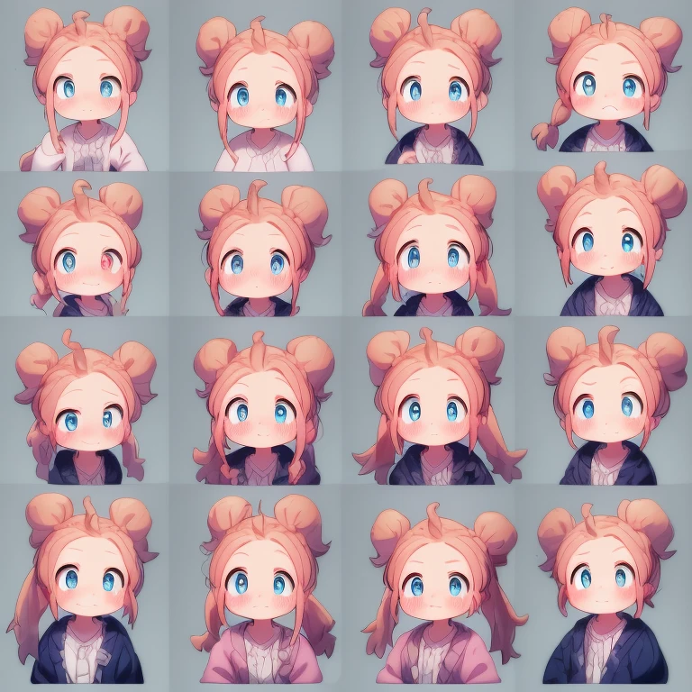 the various expressions of the pink bear with a book, multiple poses and expressions,happy, angry,cry, expression love, etc, emoji pack， f/64 group, related character， engrav- ing,bold outlines --ar 3:4 --auto